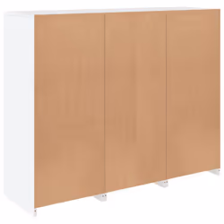vidaXL Sideboards with LED Lights Cupboard 3 pcs Smoked Oak Engineered Wood - white - Additional view 9