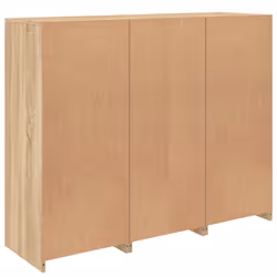 vidaXL Sideboards with LED Lights Cupboard Engineered Wood - sonoma oak - Additional view 9