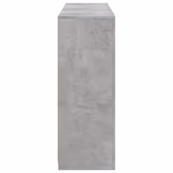 vidaXL Sideboards with LED Lights Cupboard 3 pcs Smoked Oak Engineered Wood - concrete grey - Additional view 8