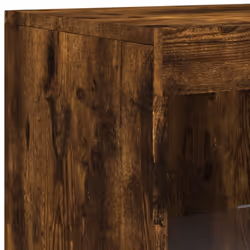 vidaXL Sideboards with LED Lights Cupboard 3 pcs Smoked Oak Engineered Wood - smoked oak - Additional view 10