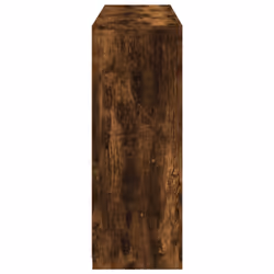 vidaXL Sideboards with LED Lights Cupboard 3 pcs Smoked Oak Engineered Wood - smoked oak - Additional view 8