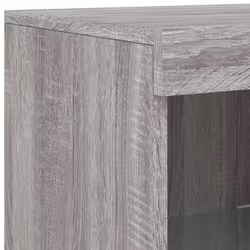 vidaXL Sideboards with LED Lights Cupboard Engineered Wood - grey sonoma - Additional view 10