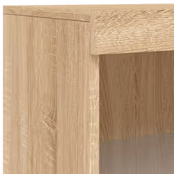 vidaXL Sideboards with LED Lights Cupboard Side Cabinet 3 pcs Engineered Wood - sonoma oak - Additional view 10