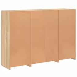 vidaXL Sideboards with LED Lights Cupboard Side Cabinet 3 pcs Engineered Wood - sonoma oak - Additional view 9