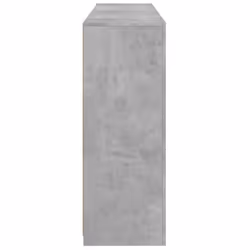 vidaXL Sideboards with LED Lights Cupboard Side Cabinet 3 pcs Engineered Wood - concrete grey - Additional view 8