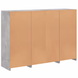 vidaXL Sideboards with LED Lights Cupboard Side Cabinet 3 pcs Engineered Wood - concrete grey - Additional view 9