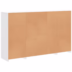 vidaXL Sideboards with LED Lights Cupboard 3 pcs Concrete Grey Engineered Wood - white - Additional view 9