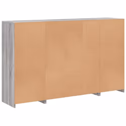 vidaXL Sideboards with LED Lights Cupboard 3 pcs Concrete Grey Engineered Wood - grey sonoma - Additional view 9