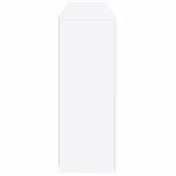 vidaXL Sideboard with LED Lights Home Cupboard Side Cabinet Storage Highboard - white - Additional view 6
