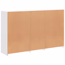 vidaXL Sideboard with LED Lights Home Cupboard Side Cabinet Storage Highboard - white - Additional view 7
