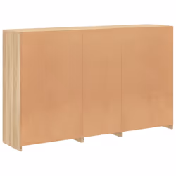 vidaXL Sideboard with LED Lights Home Cupboard Side Cabinet Storage Highboard - sonoma oak - Additional view 7