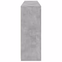 vidaXL Sideboard with LED Lights Home Cupboard Side Cabinet Storage Highboard - concrete grey - Additional view 6