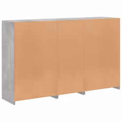vidaXL Sideboard with LED Lights Home Cupboard Side Cabinet Storage Highboard - concrete grey - Additional view 7