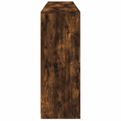 vidaXL Sideboard with LED Lights Home Cupboard Side Cabinet Storage Highboard - smoked oak - Additional view 6