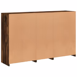 vidaXL Sideboard with LED Lights Home Cupboard Side Cabinet Storage Highboard - smoked oak - Additional view 7