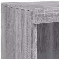 vidaXL Sideboard with LED Lights Home Cupboard Side Cabinet Storage Highboard - grey sonoma - Additional view 10