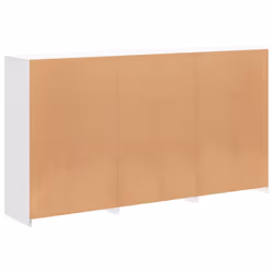 vidaXL Sideboard with LED Lights Home Cupboard Side Cabinet Storage Highboard - white - Additional view 7