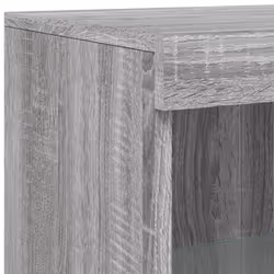 vidaXL Sideboard with LED Lights Home Cupboard Side Cabinet Storage Highboard - grey sonoma - Additional view 10