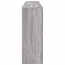 vidaXL Sideboard with LED Lights Home Cupboard Side Cabinet Storage Highboard - grey sonoma - Additional view 6
