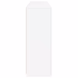 vidaXL Sideboard with LED Lights Home Cupboard Side Cabinet Storage Highboard - white - Additional view 6