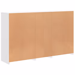 vidaXL Sideboard with LED Lights Home Cupboard Side Cabinet Storage Highboard - white - Additional view 7