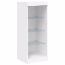 vidaXL Sideboard with LED Lights Home Cupboard Side Cabinet Storage Highboard - white - Additional view 8