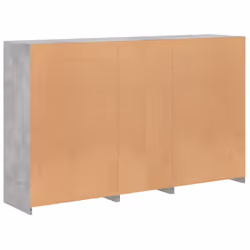 vidaXL Sideboard with LED Lights Home Cupboard Side Cabinet Storage Highboard - concrete grey - Additional view 7