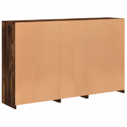 vidaXL Sideboard with LED Lights Home Cupboard Side Cabinet Storage Highboard - smoked oak - Additional view 7