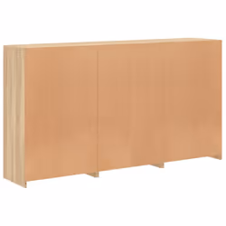 vidaXL Sideboard with LED Lights Home Cupboard Side Cabinet Storage Highboard - sonoma oak - Additional view 7