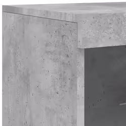 vidaXL Sideboard with LED Lights Home Cupboard Side Cabinet Storage Highboard - concrete grey - Additional view 10