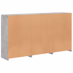 vidaXL Sideboard with LED Lights Home Cupboard Side Cabinet Storage Highboard - concrete grey - Additional view 7