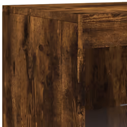 vidaXL Sideboard with LED Lights Home Cupboard Side Cabinet Storage Highboard - smoked oak - Additional view 10