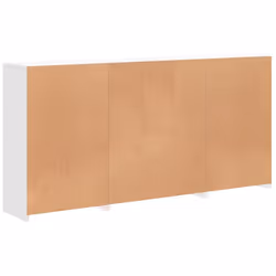 vidaXL Sideboard with LED Lights Home Cupboard Side Cabinet Storage Highboard - white - Additional view 7