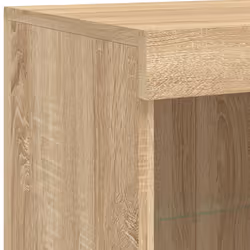 vidaXL Sideboard with LED Lights Home Cupboard Side Cabinet Storage Highboard - sonoma oak - Additional view 10