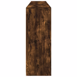 vidaXL Sideboard with LED Lights Home Cupboard Side Cabinet Storage Highboard - smoked oak - Additional view 6