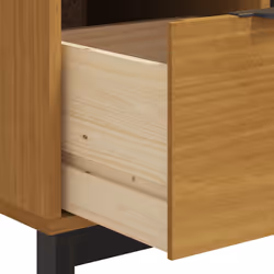 vidaXL Drawer Cabinet Office Storage Drawer Chest File Cabinet Solid Wood Pine - Additional view 7