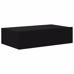 vidaXL TV Cabinets with LED Lights HiFi Cabinet Entertainment Centre TV Unit - black, 60 x 35 x 15.5 cm/ 1 pcs