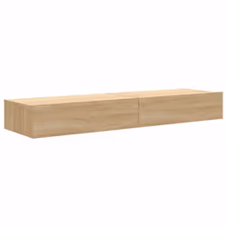 vidaXL TV Cabinets with LED Lights HiFi Cabinet Entertainment Centre TV Unit - sonoma oak, 60 x 35 x 15.5 cm/ 2 pcs - Additional view 2