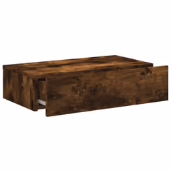 vidaXL TV Cabinets with LED Lights HiFi Cabinet Entertainment Centre TV Unit - smoked oak, 60 x 35 x 15.5 cm/ 1 pcs - Additional view 6