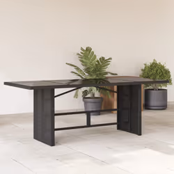 VidaXL 365304 outdoor table Black