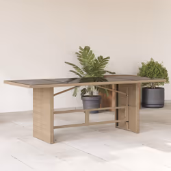 VidaXL 365307 outdoor table Beige