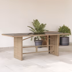 VidaXL 365311 outdoor table Beige - Additional view 2