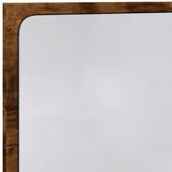 vidaXL LED Bathroom Mirror Toilet Mirror Washroom Wall Mirror Engineered Wood - smoked oak - Additional view 8