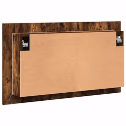 vidaXL LED Bathroom Mirror Cabinet Washroom Sink Cabinet Mirror Furniture - smoked oak - Additional view 8