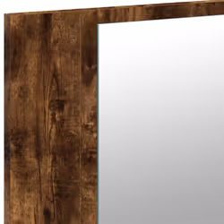 vidaXL LED Bathroom Mirror Cabinet Washroom Sink Cabinet Mirror Furniture - smoked oak - Additional view 9