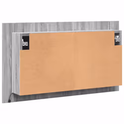 vidaXL LED Bathroom Mirror Cabinet Washroom Sink Cabinet Mirror Furniture - grey sonoma - Additional view 8
