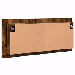 vidaXL LED Bathroom Mirror Cabinet Washroom Mirror Storage Cupboard Organiser - smoked oak - Additional view 8