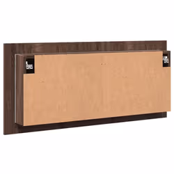vidaXL LED Bathroom Mirror Cabinet Washroom Mirror Storage Cupboard Organiser - brown oak - Additional view 8