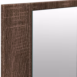 vidaXL LED Bathroom Mirror Cabinet Washroom Mirror Storage Cupboard Organiser - brown oak - Additional view 9