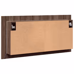 vidaXL LED Bathroom Mirror Cabinet Washroom Sink Cabinet Mirror Furniture - brown oak - Additional view 8
